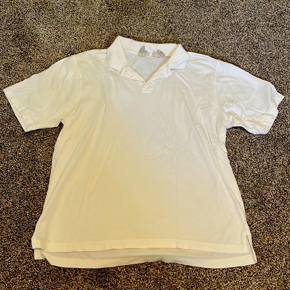 Timberland White Polo L